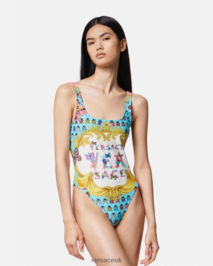 Women Versace Butterflies One-Piece Swimsuit 6D2D061135 Print Underwear & Beachwear