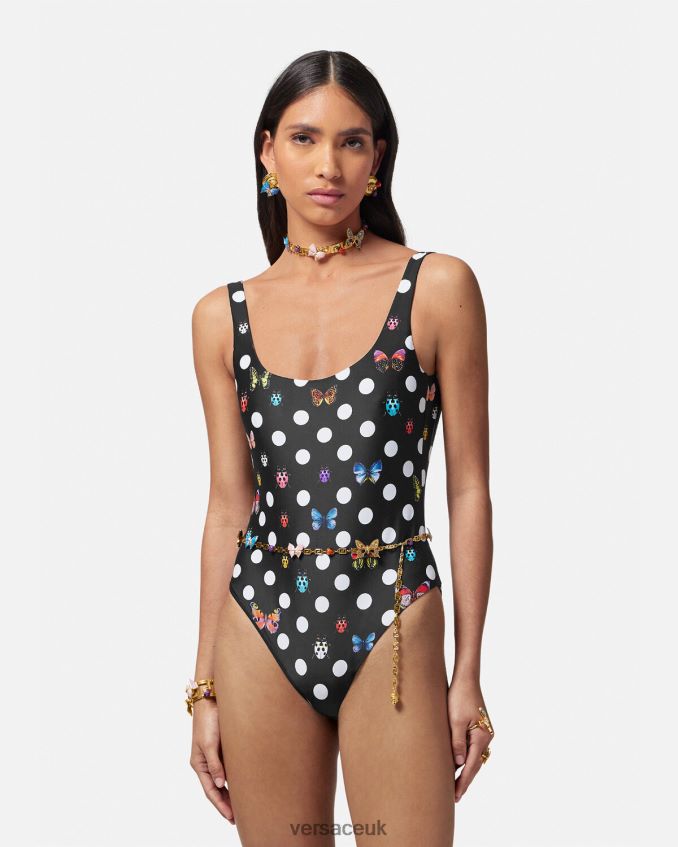 Women Versace Butterflies One-piece Swimsuit 6D2D061116 Print Underwear & Beachwear