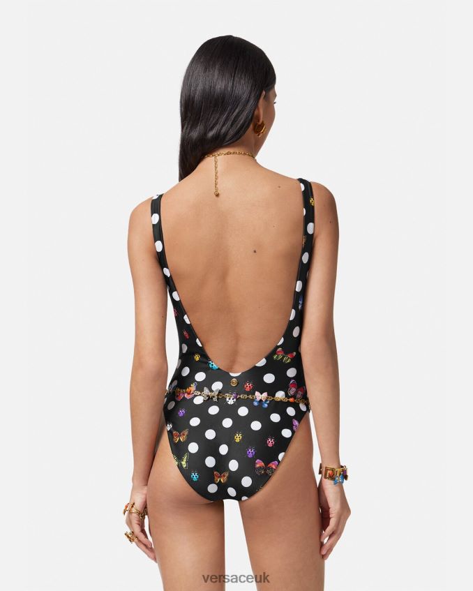 Women Versace Butterflies One-piece Swimsuit 6D2D061116 Print Underwear & Beachwear
