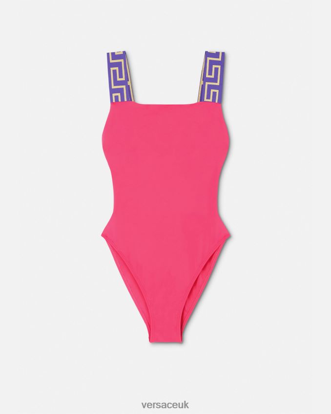 Women Versace Greca Border One-Piece Swimsuit 6D2D061180 One Color Underwear & Beachwear