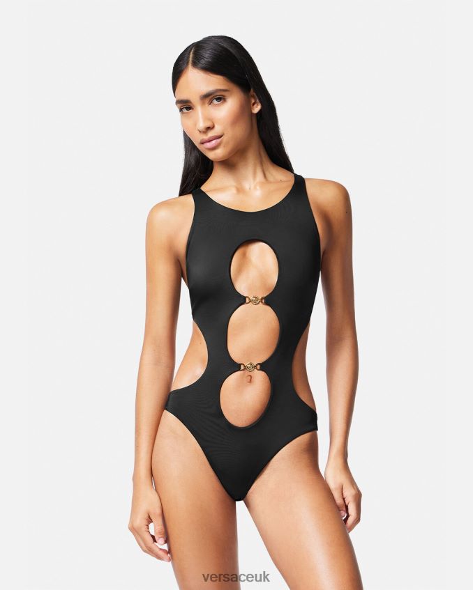 Women Versace Medusa \'95 One-Piece Swimsuit 6D2D061148 Black Underwear & Beachwear